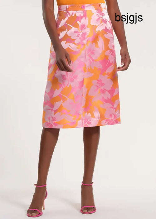 Brocade Pencil Skirt