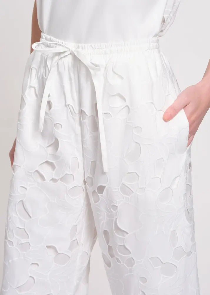 Eyelet Pull-On Pant - Trousers