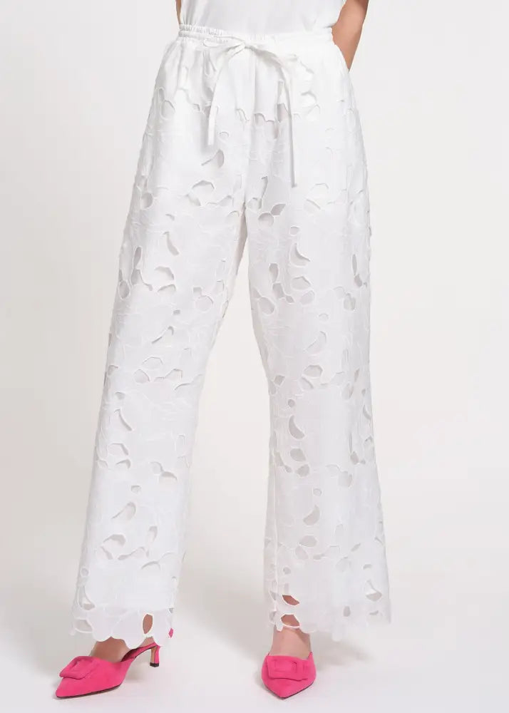 Eyelet Pull-On Pant - Trousers