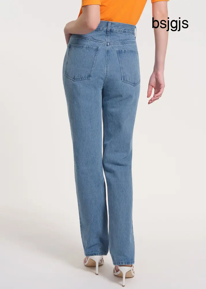 Patterned Flared Jeans - Clothing