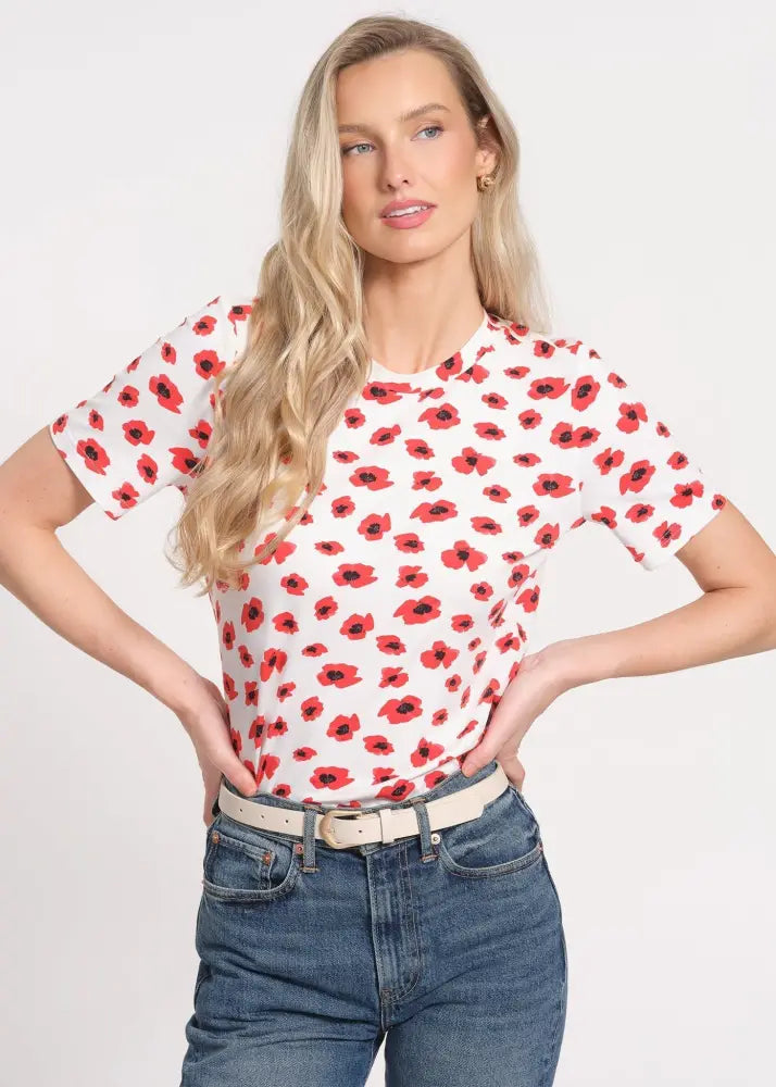 Printed T-Shirt - RED ML / XS - T-Shirts