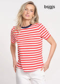 Printed T-Shirt - WHITE/RED / XS - T-Shirts